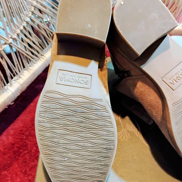 Sonoma booties zip up, block heel size 7 M gently used - Picture 9 of 10